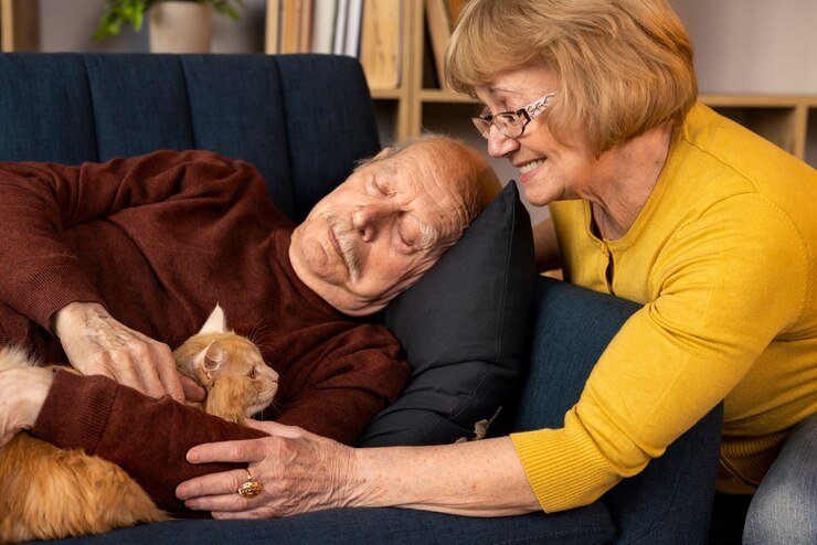 elderly-people-with-cat-pet_23-2150285607